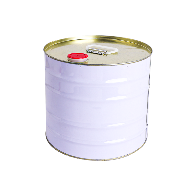 10L 金屬圓桶帶塑料拉蓋用于機油等化學(xué)產(chǎn)品包裝